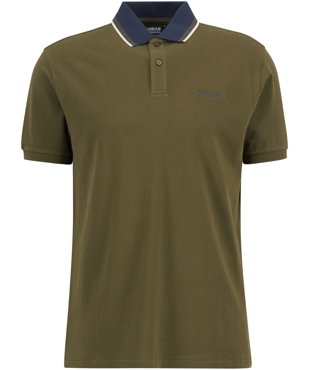 Men's Barbour International Vase Polo Shirt - Light Sage