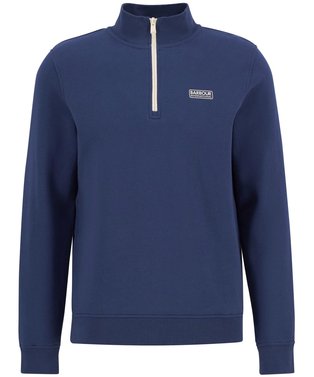 Men's Barbour International Clipper Funnel Neck Sweatshirt - Insignia Blue