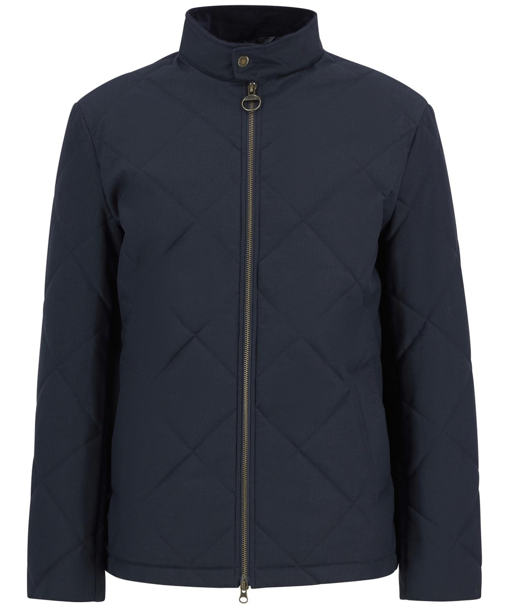 Men's Barbour City Harrington Quilted Jacket - Navy