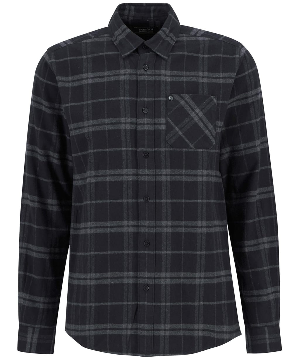 Men's Barbour International Haynes Long Sleeved Shirt - Black