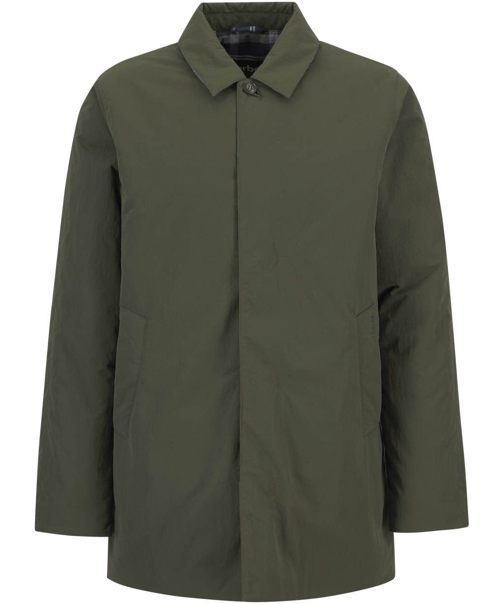 Men's Barbour Wadded Lorden Showerproof Mac - Olive