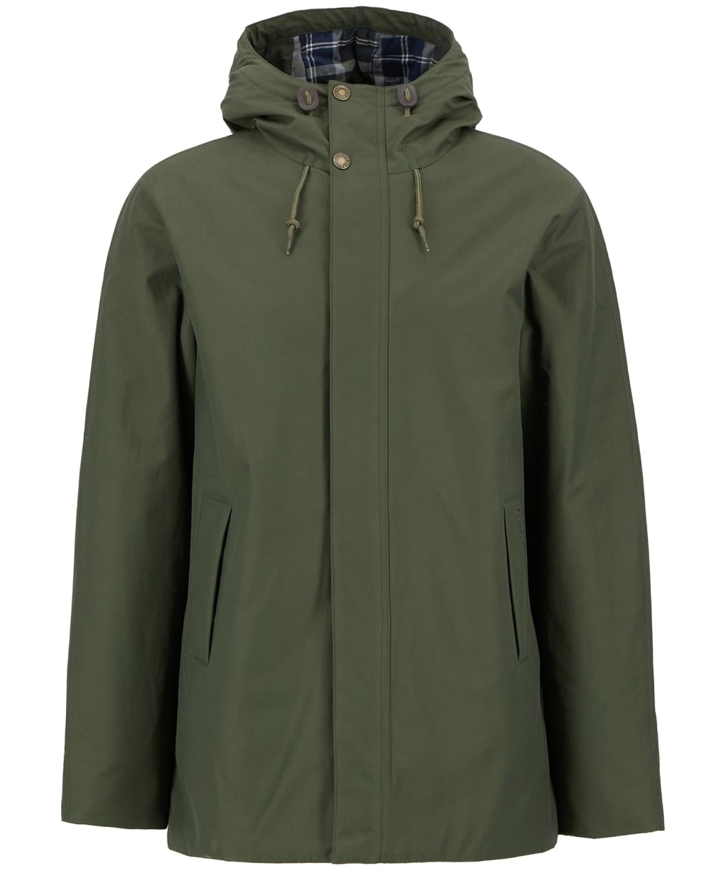 Men's Barbour Modern Lorden Showerproof Mac - Olive