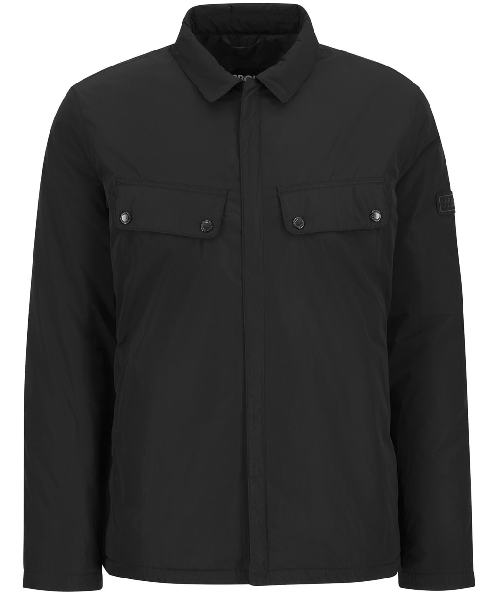 Men's Barbour International Padded Ariel Shirt Jacket - Black