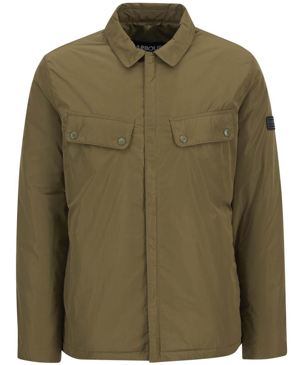 Men's Barbour International Padded Ariel Shirt Jacket - Light Sage