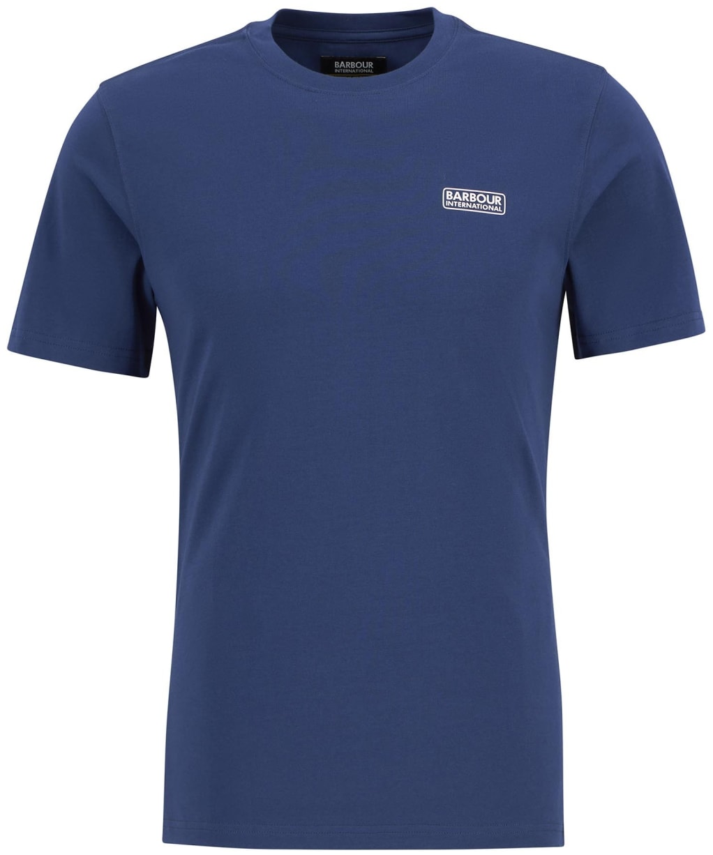 Men's Barbour International Small Logo Tee - Insignia Blue