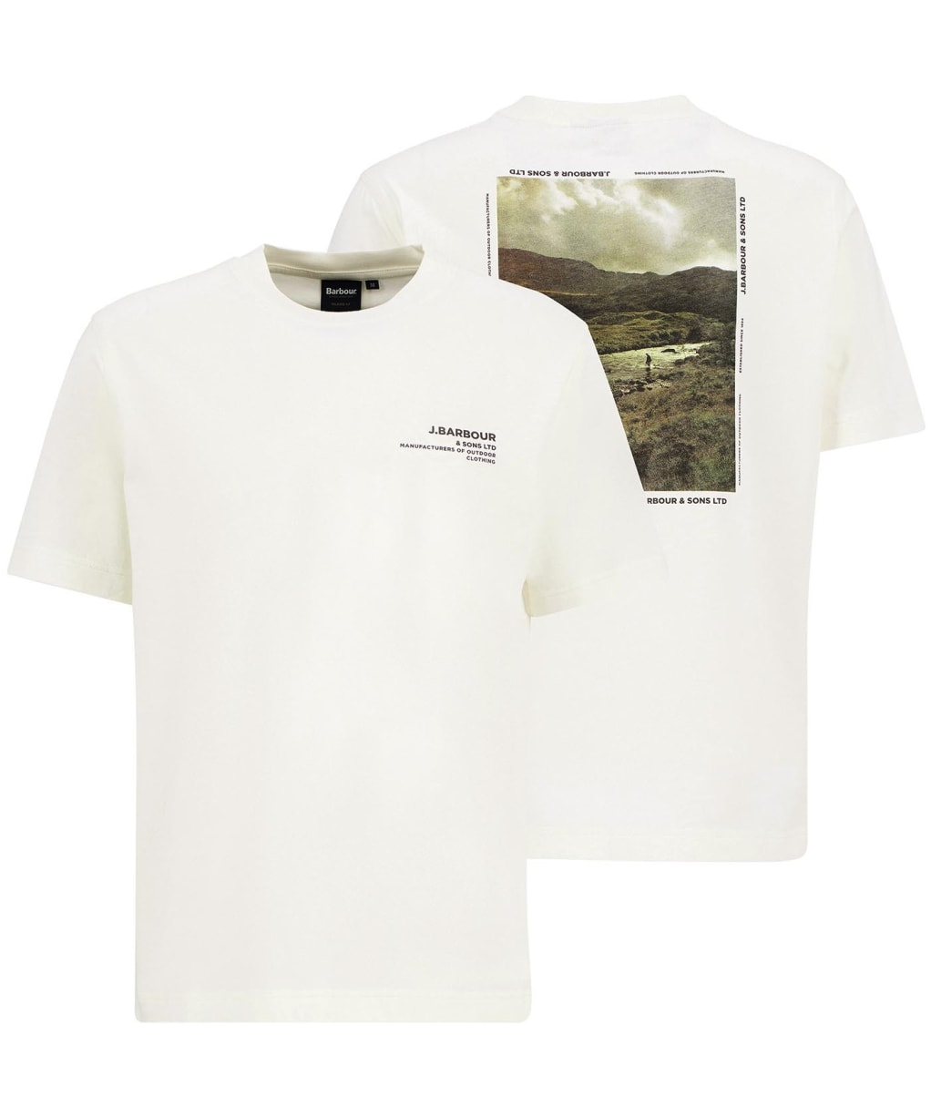 Men's Barbour Parkend Photographic Relaxed T-Shirt - Whisper White