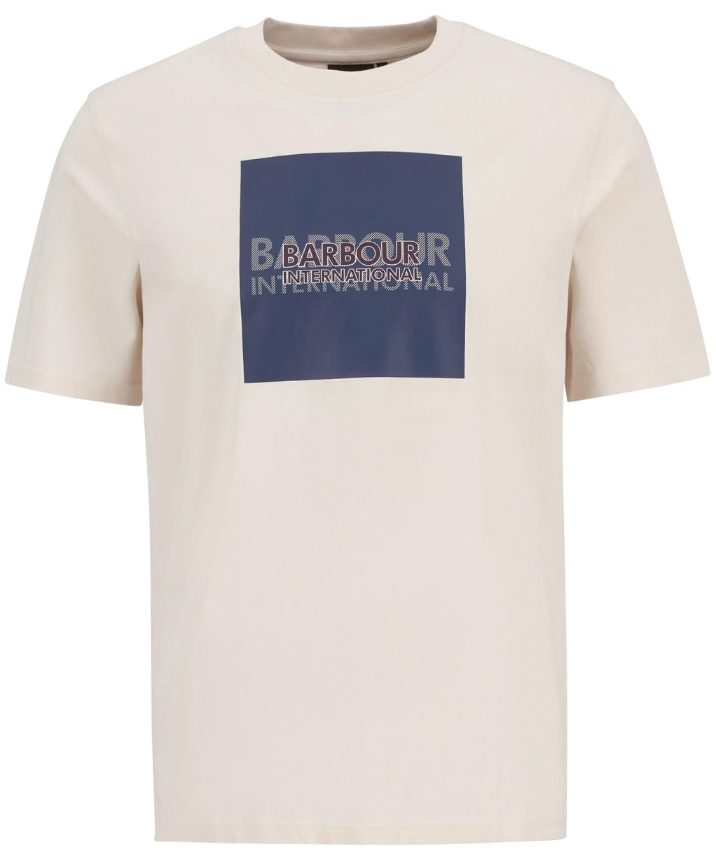 Men's Barbour International Moakes Graphic T-Shirt - Calico White