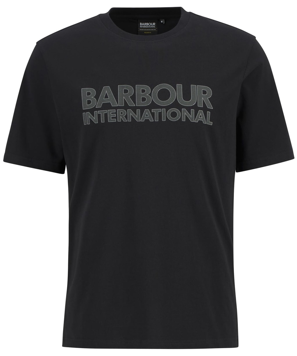 Men's Barbour International Essential Graphic T-Shirt - Black