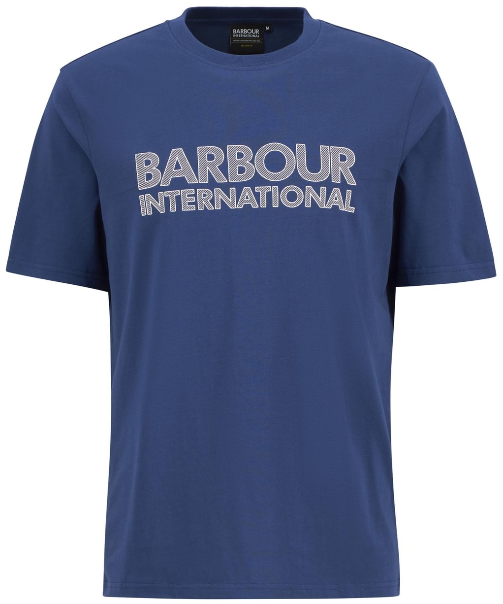 Men's Barbour International Essential Graphic T-Shirt - Insignia Blue