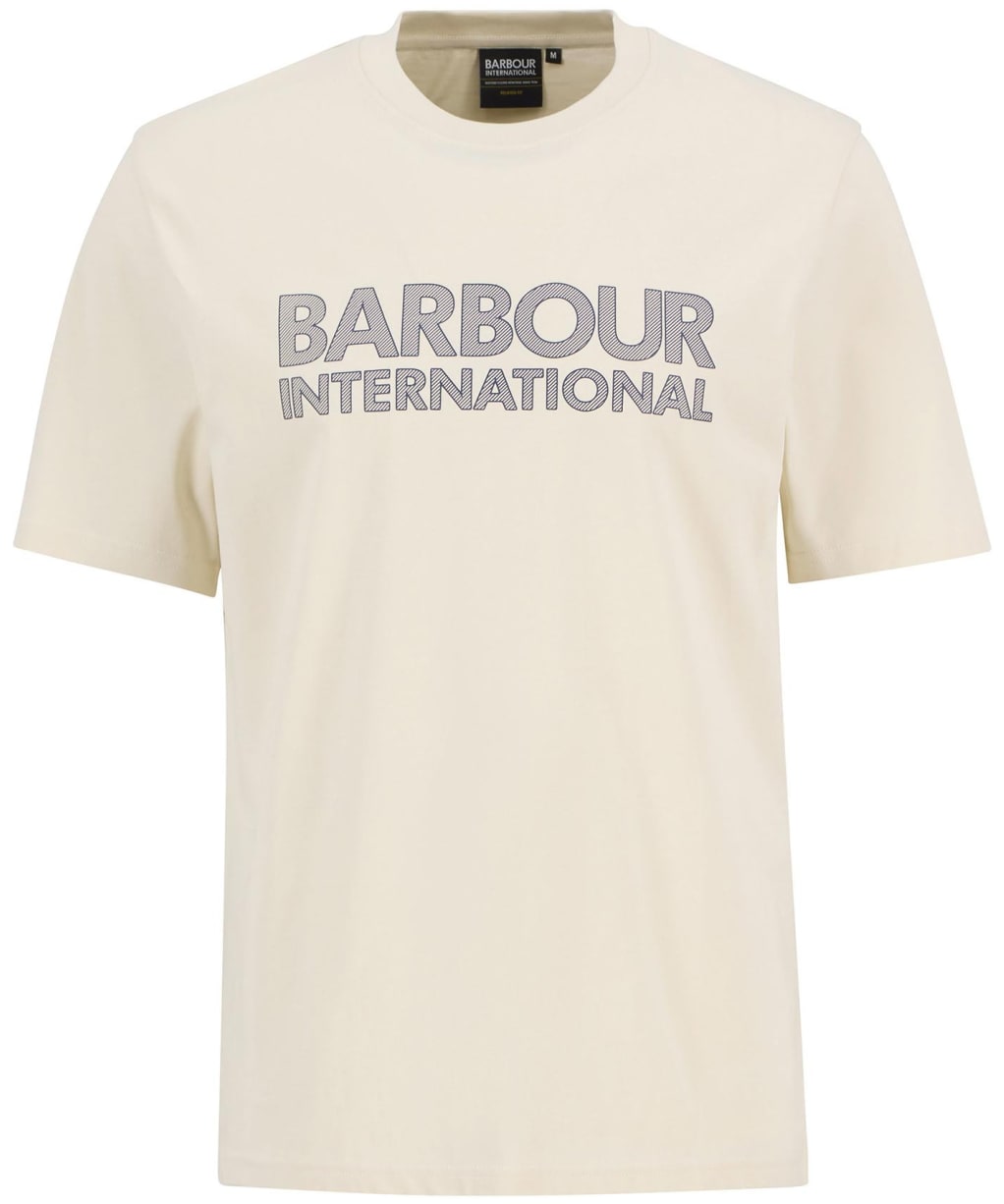 Men's Barbour International Essential Graphic T-Shirt - Calico White