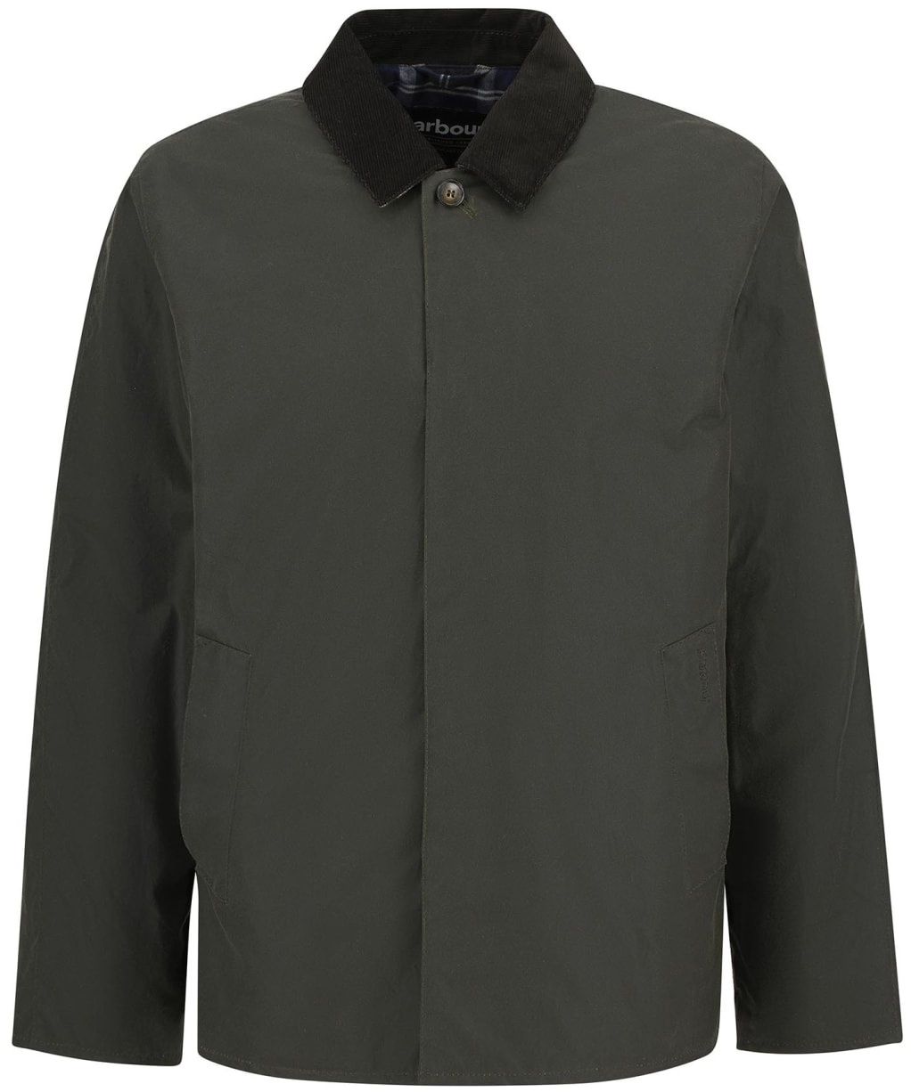 Men's Barbour Short Lorden Wax Mac - Olive