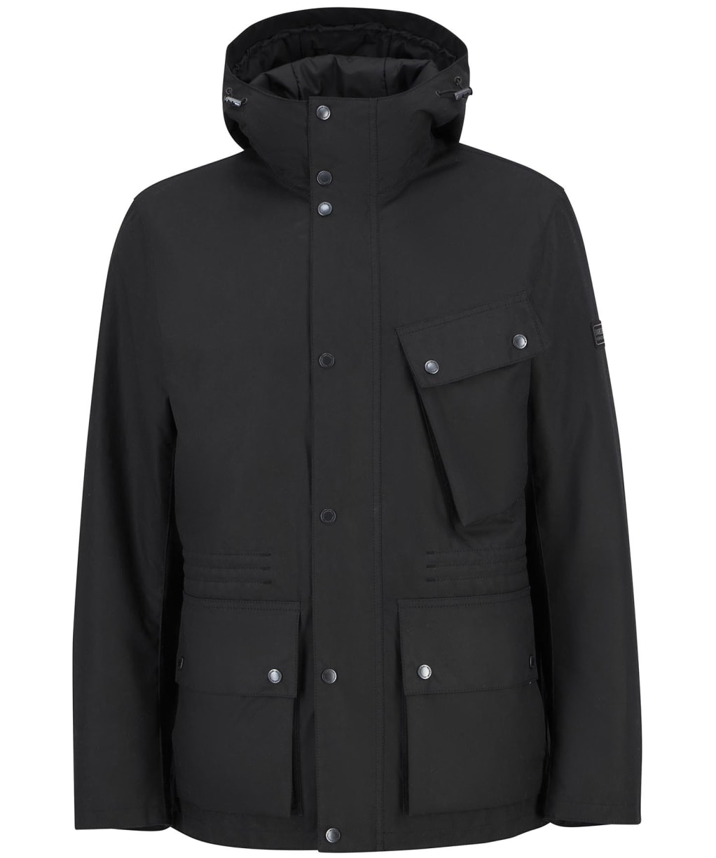 Men's Barbour International Endley Waxed Jacket - Black