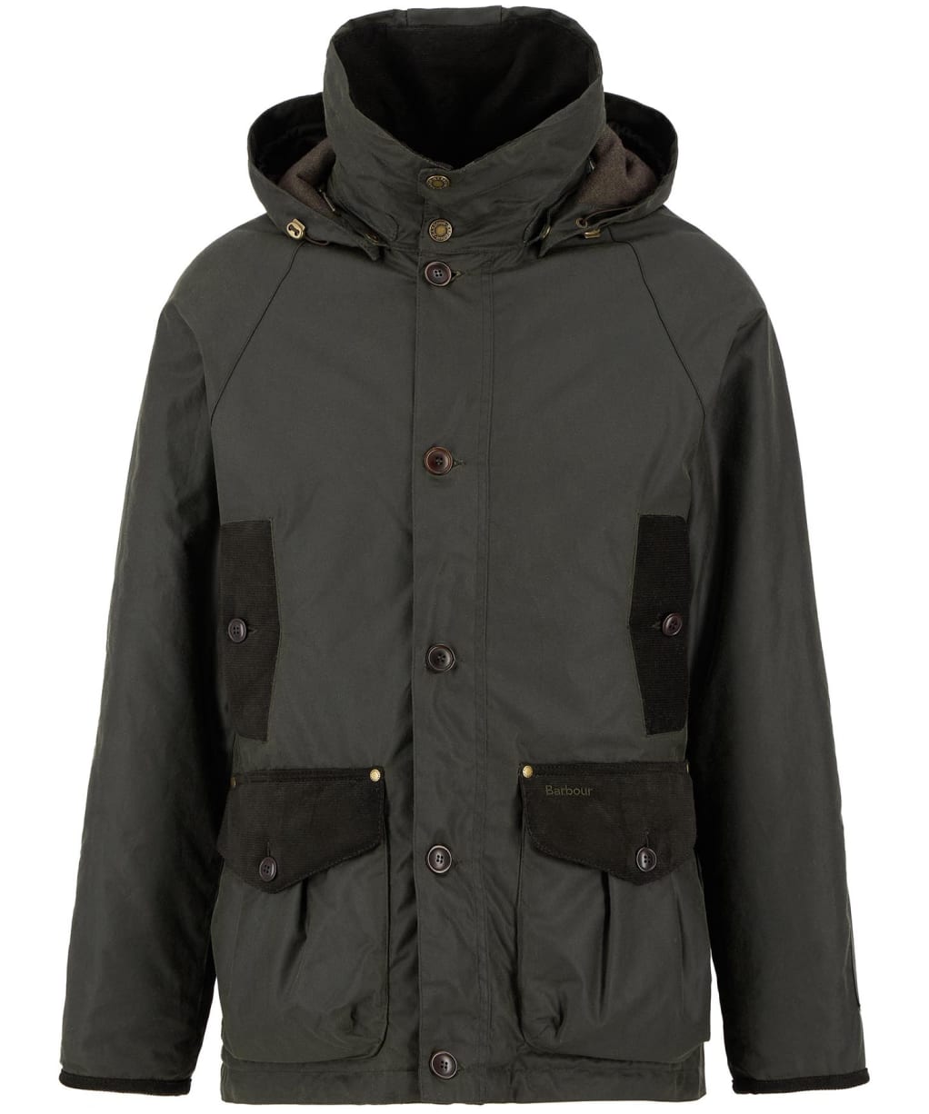 Men's Barbour Modern Heritage Beaufort Waxed Jacket - Archive Olive