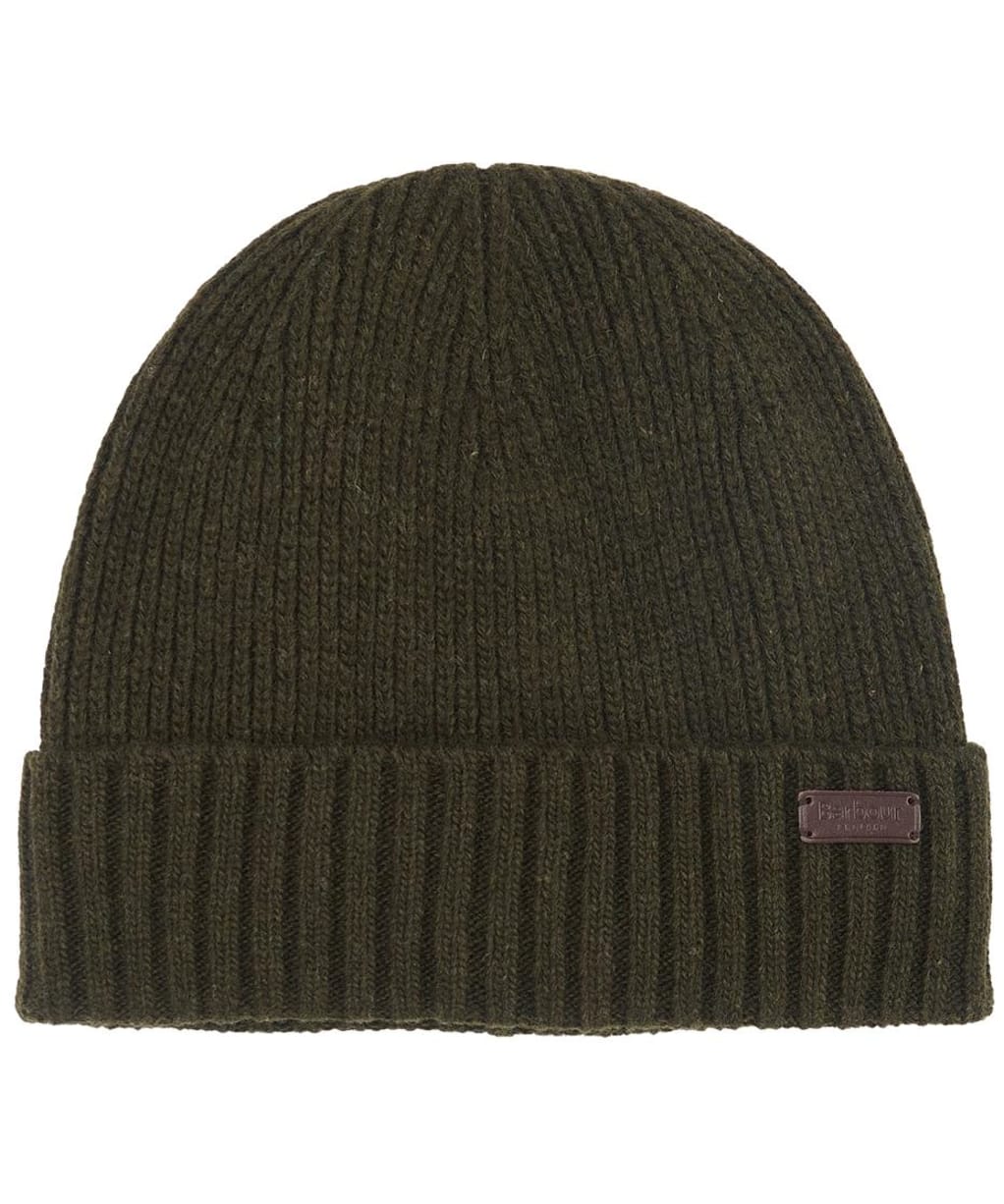 Men's Barbour Carlton Beanie Hat - Dark Green