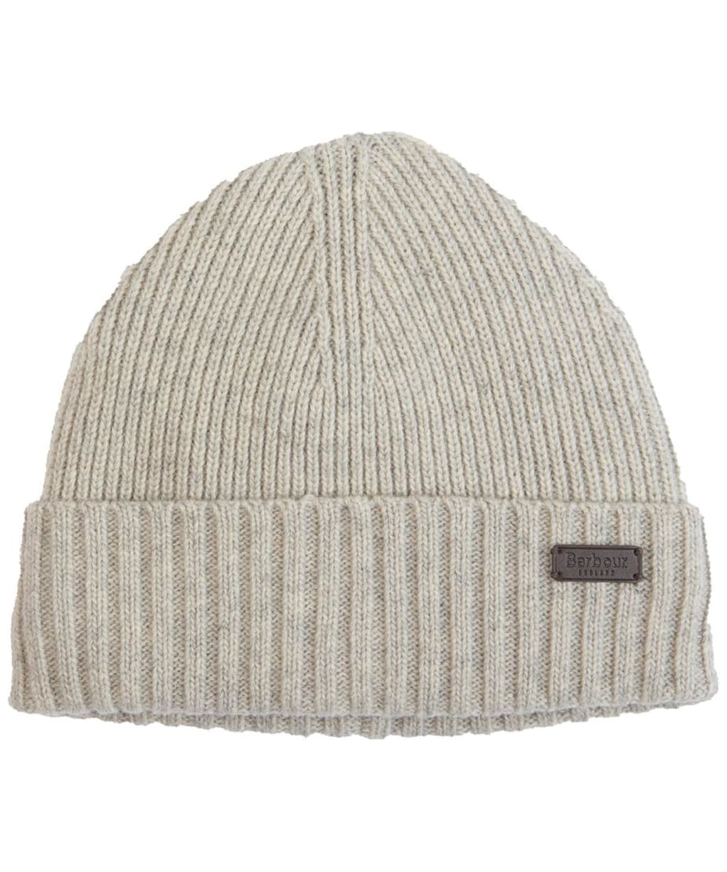 Men's Barbour Carlton Beanie Hat - Light Grey