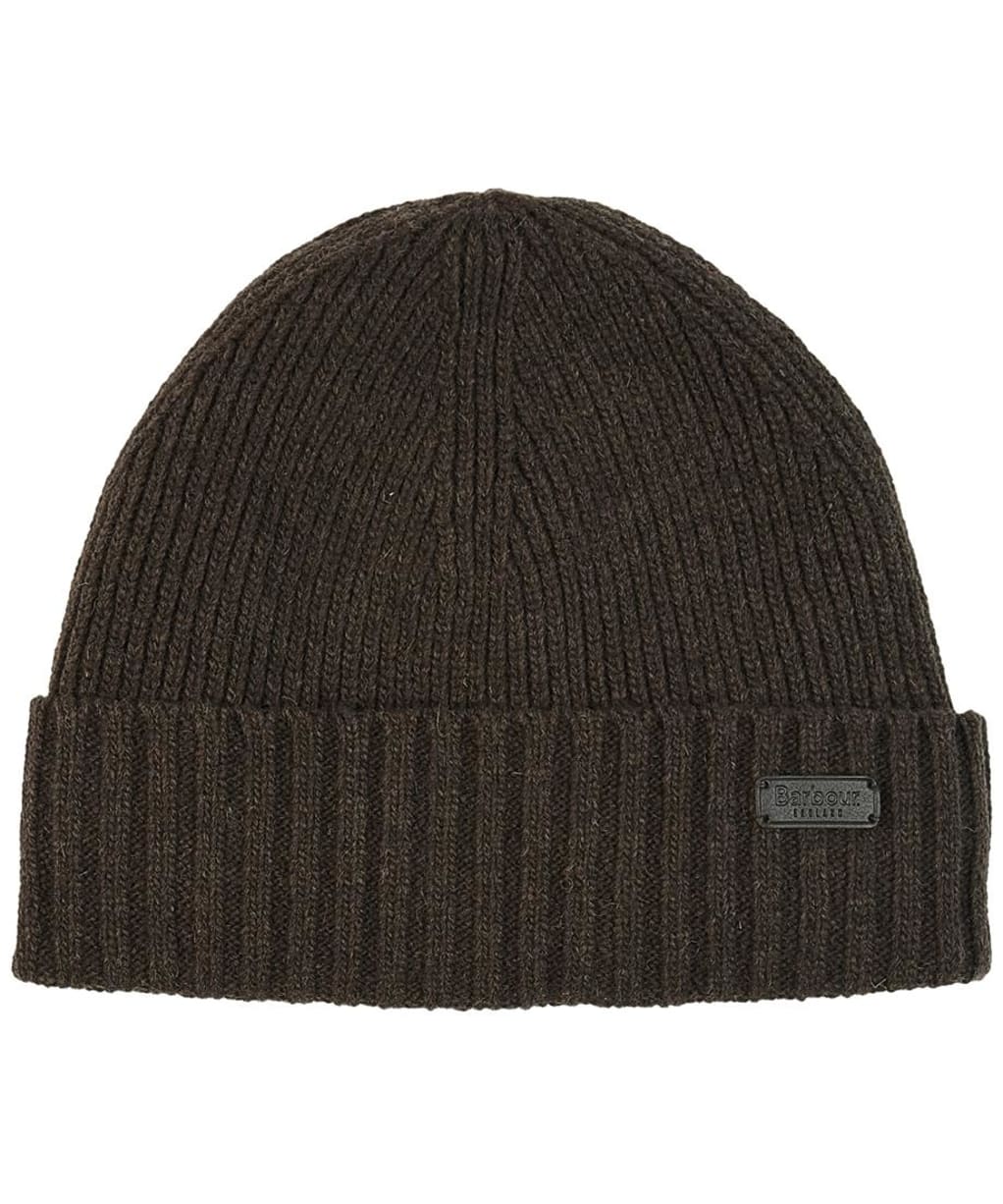 Men's Barbour Carlton Beanie Hat - Mid Brown