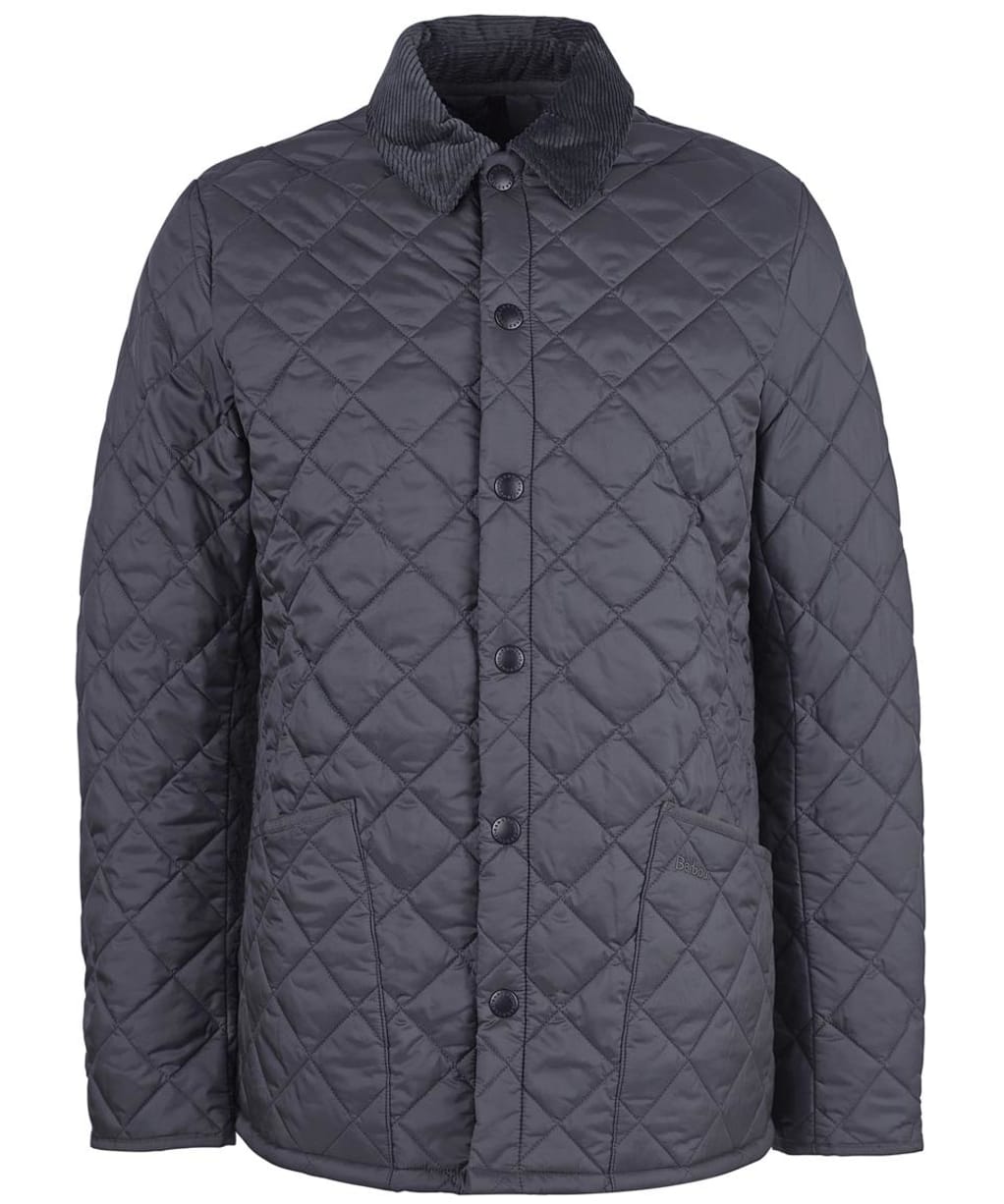 Men's Barbour Heritage Liddesdale Quilted Jacket - Charcoal