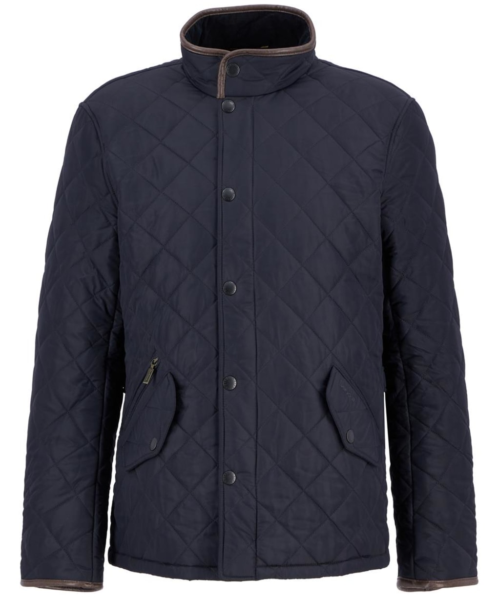 Men's Barbour Powell Quilted Jacket - Navy