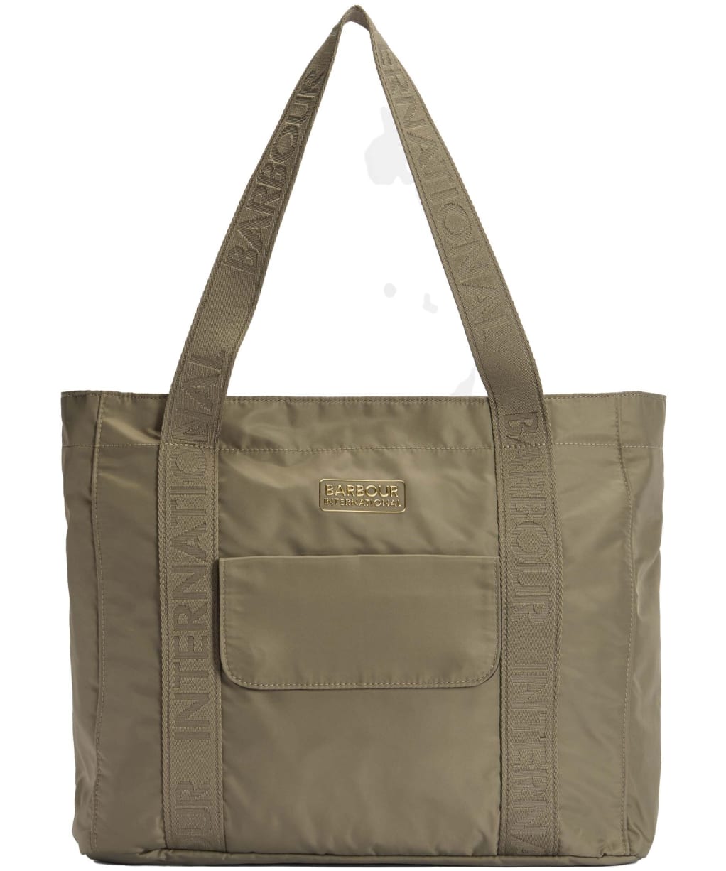 Women's Barbour International Qualify Tote Bag - Dusky Khaki
