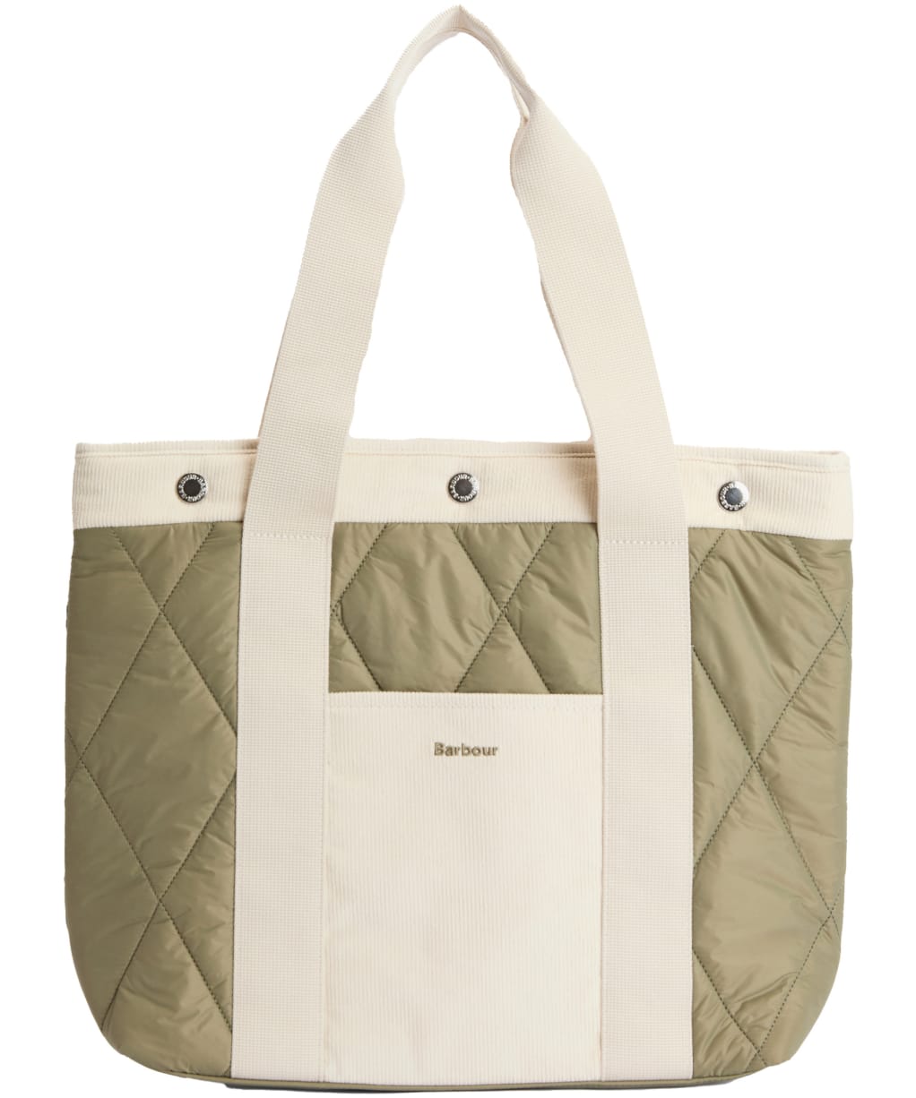 Women's Barbour Healy Tote Bag - Bleached Olive