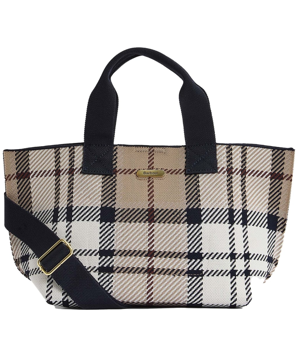 Women's Barbour Layla Tartan Mini Tote Bag - Rosewood Tartan