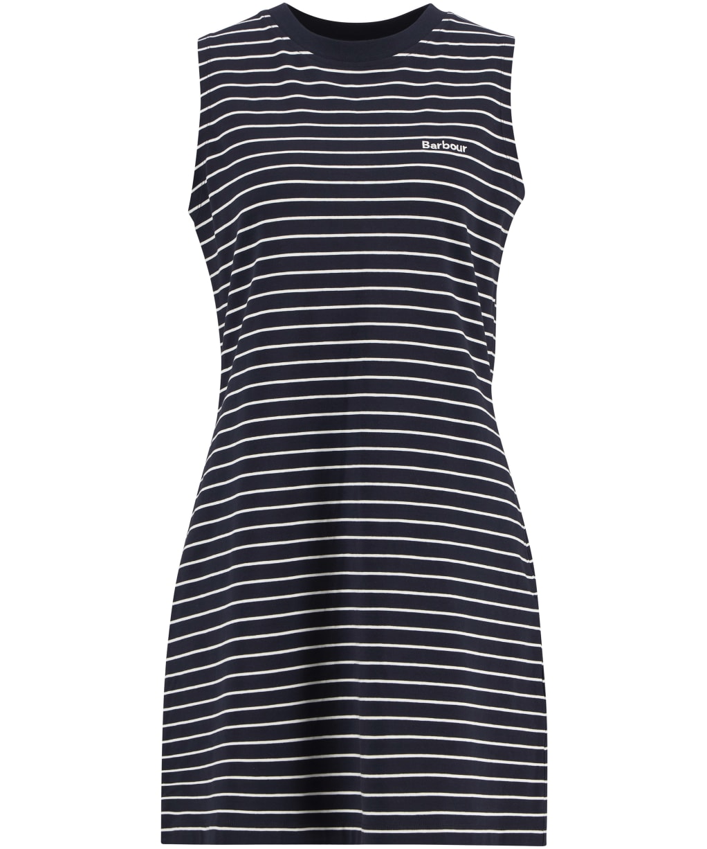 Women's Barbour Hartland Mini Dress - Navy / Cloud Stripe