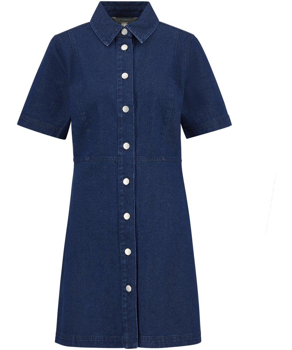 Women's Barbour Maia Denim Mini Dress - Rinse Wash Denim
