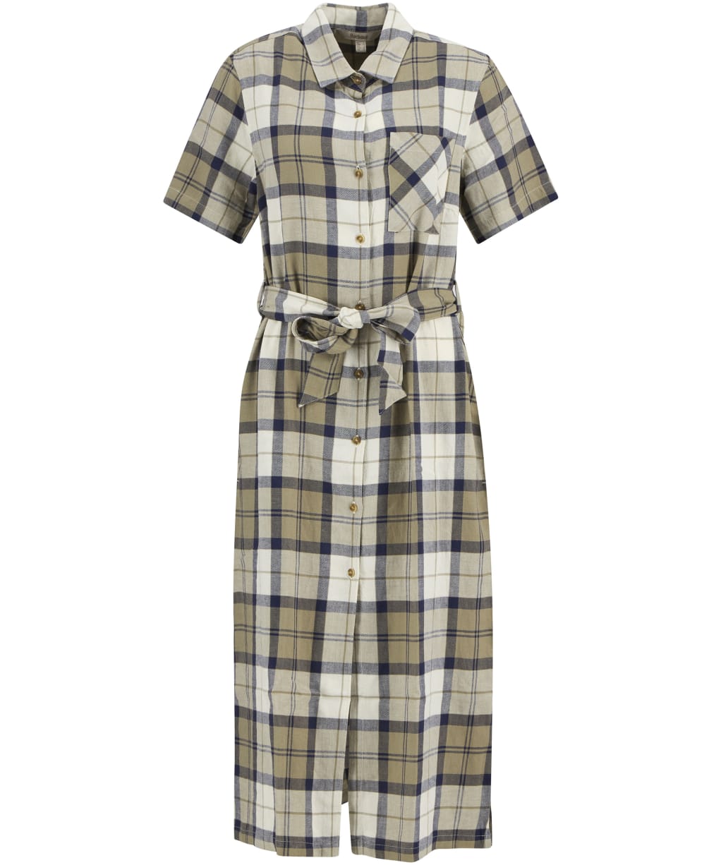 Women's Barbour Fern Midi Dress - Dress Navy Tartan
