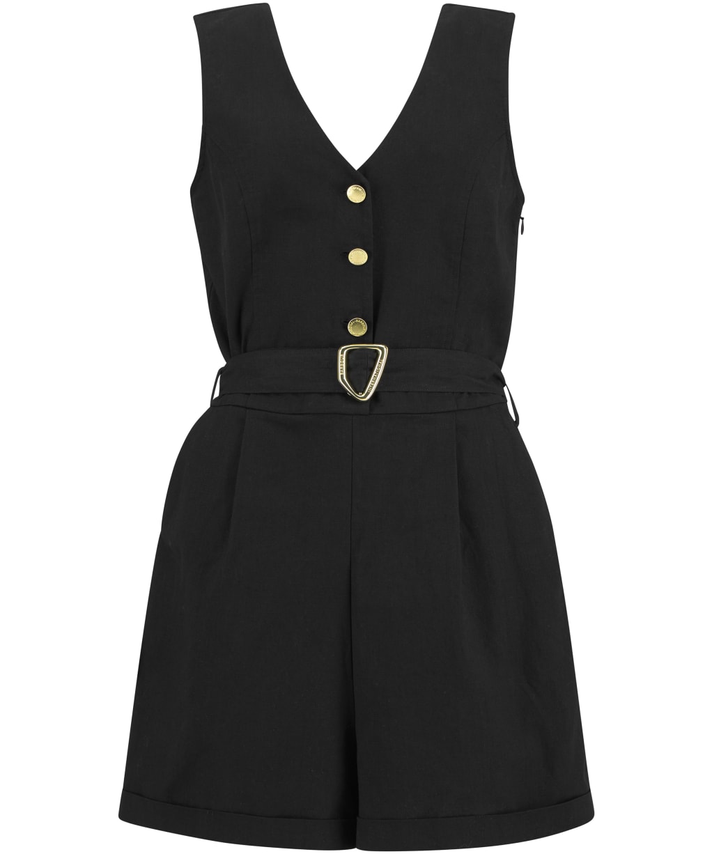 Women's Barbour International Adriana Playsuit - Black