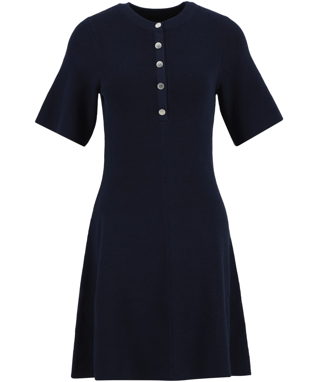 Women's Barbour Camille Knitted Mini Dress - Dark Navy