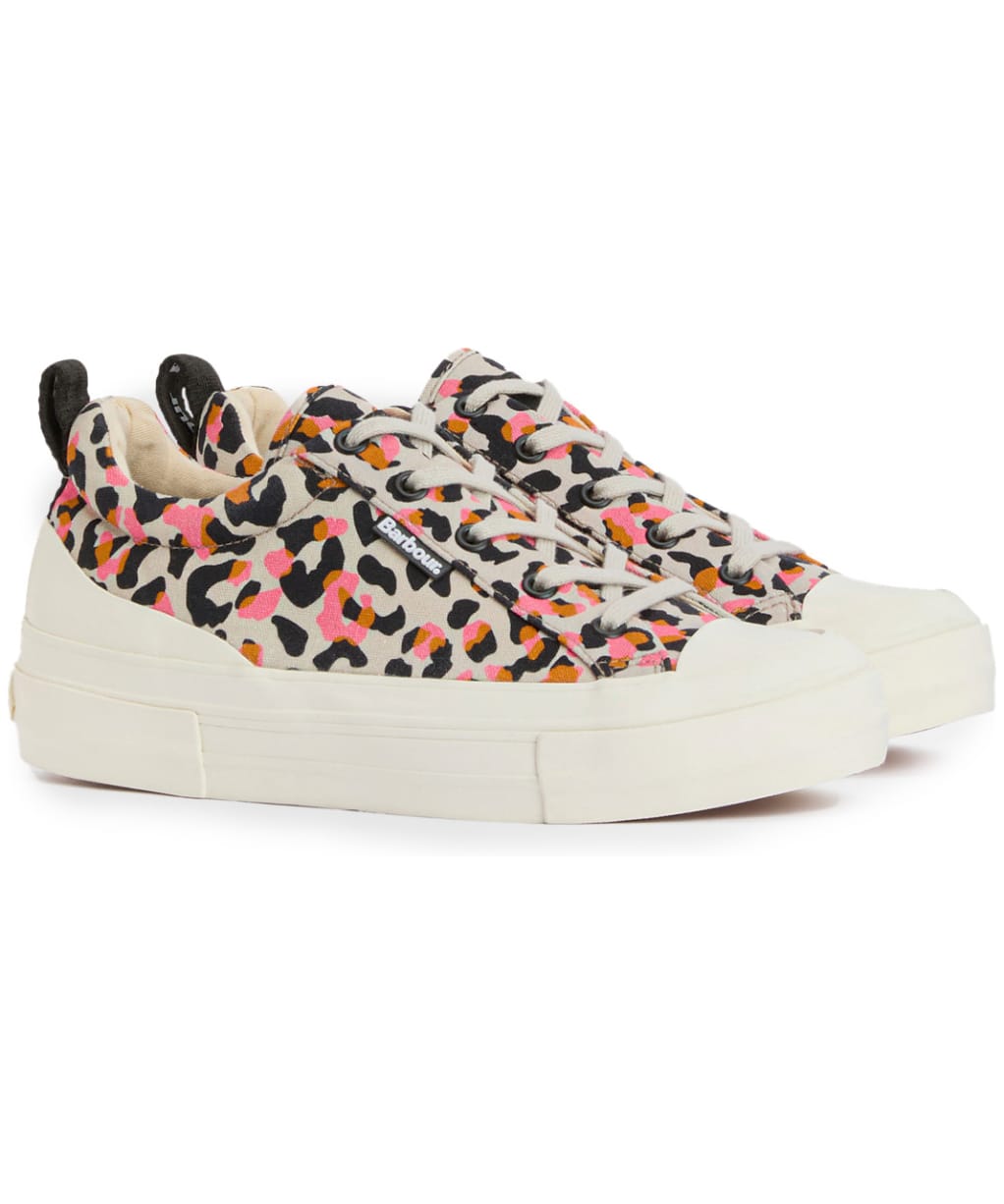 Women's Barbour Stanhope Trainer - Leopard Print