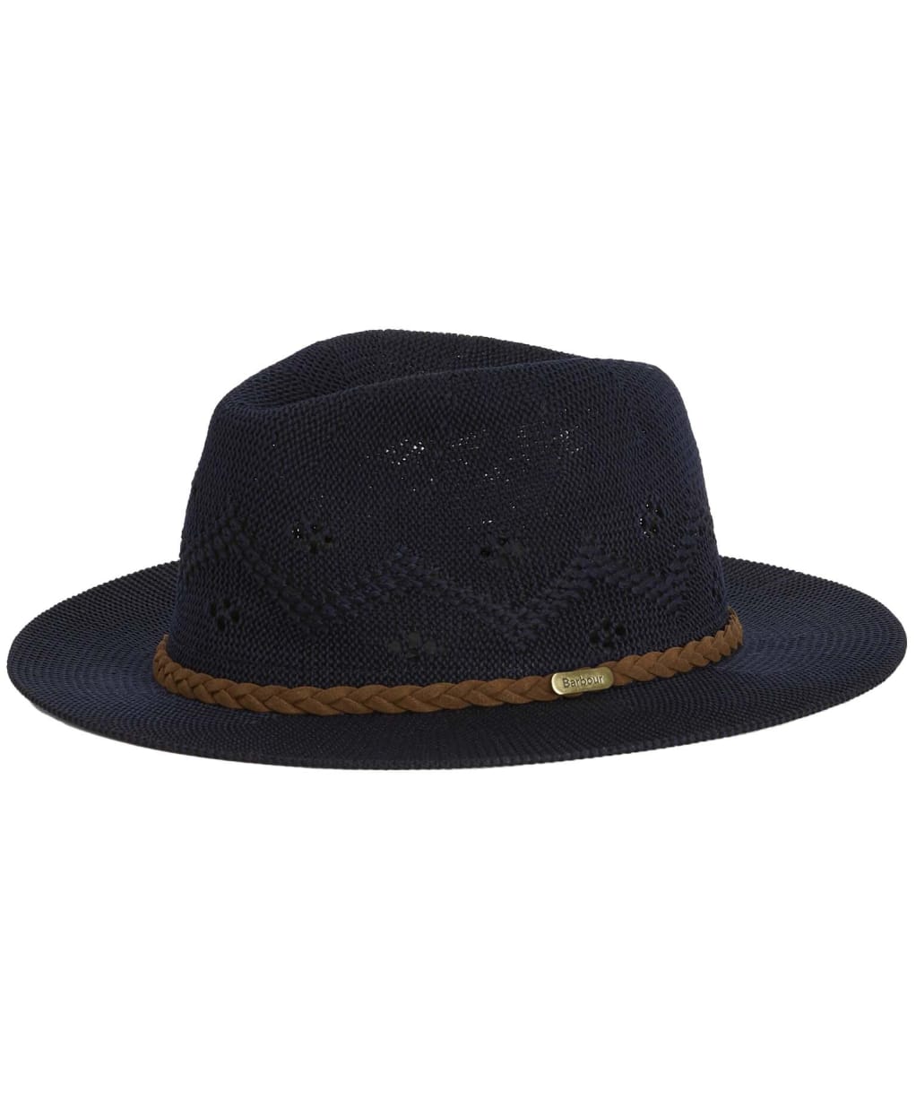 Women's Barbour Flowerdale Trilby Hat - New Navy