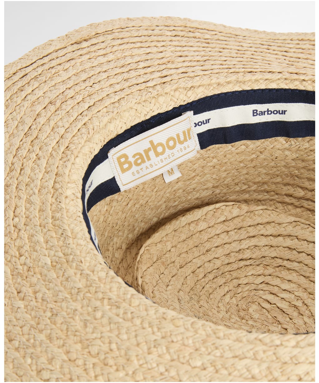 Women's Barbour Lily Straw Summer Hat - Natural