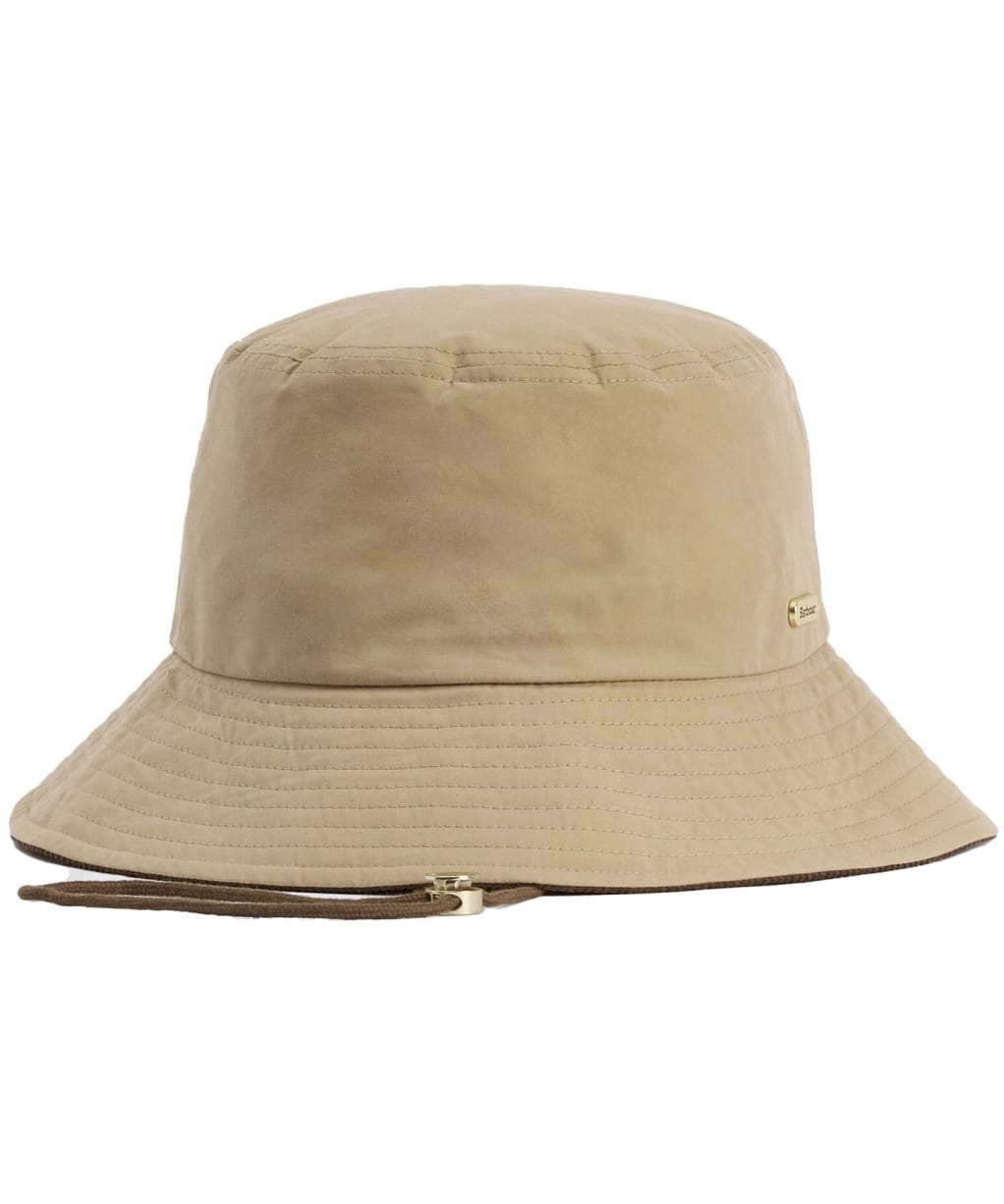 Women's Barbour Asker Showerproof Bucket Hat - Beige