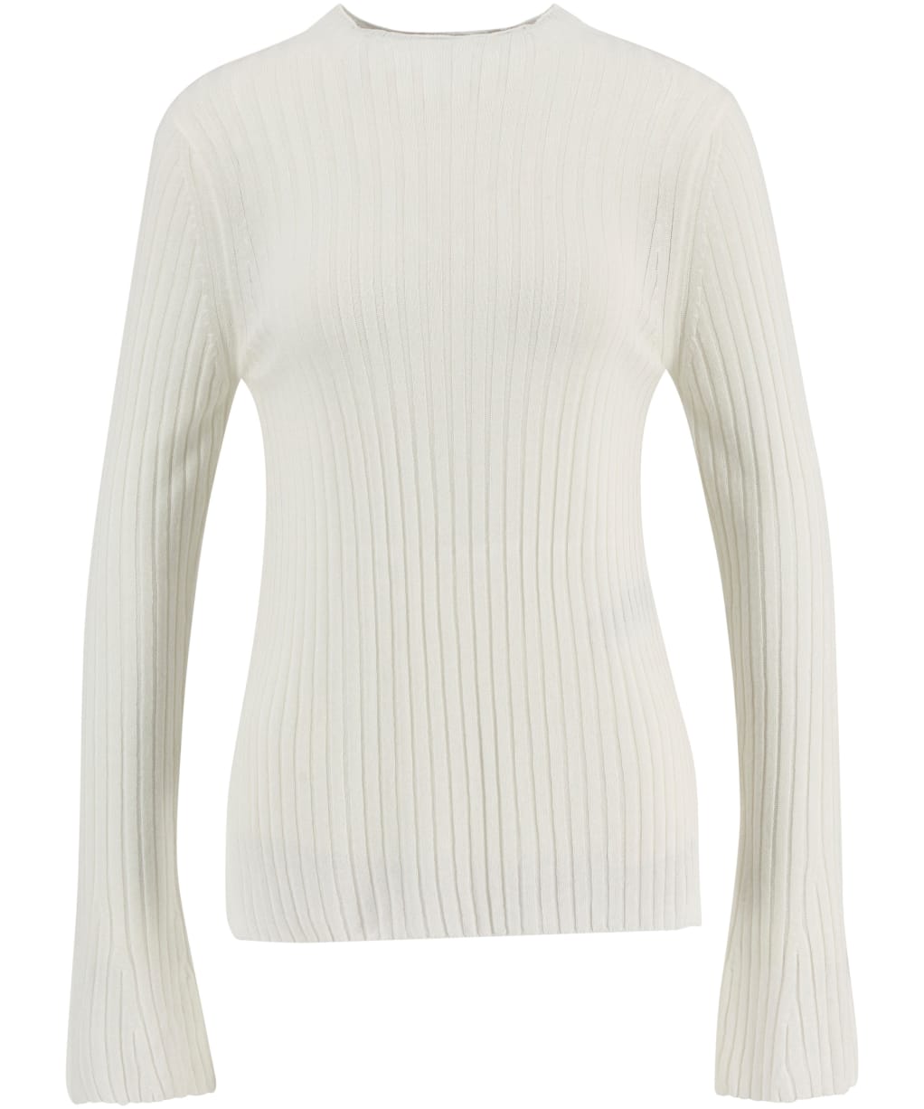 Women's Barbour International Ozara Knitted Jumper - Off White