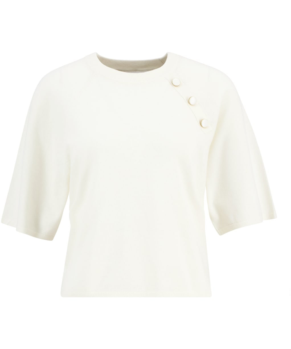 Women's Barbour Camille Knitted Jumper - Cloud