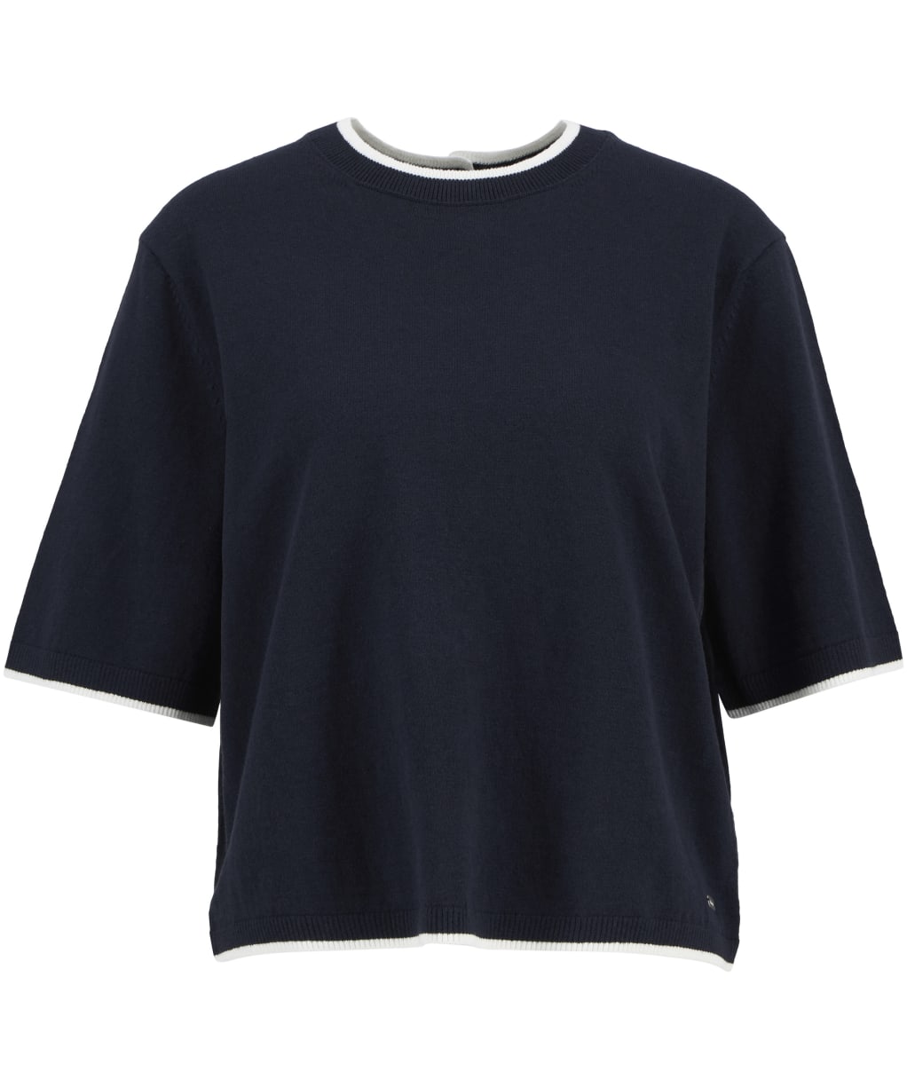 Women's Barbour Verona Knitted Jumper - Dark Navy / Cloud