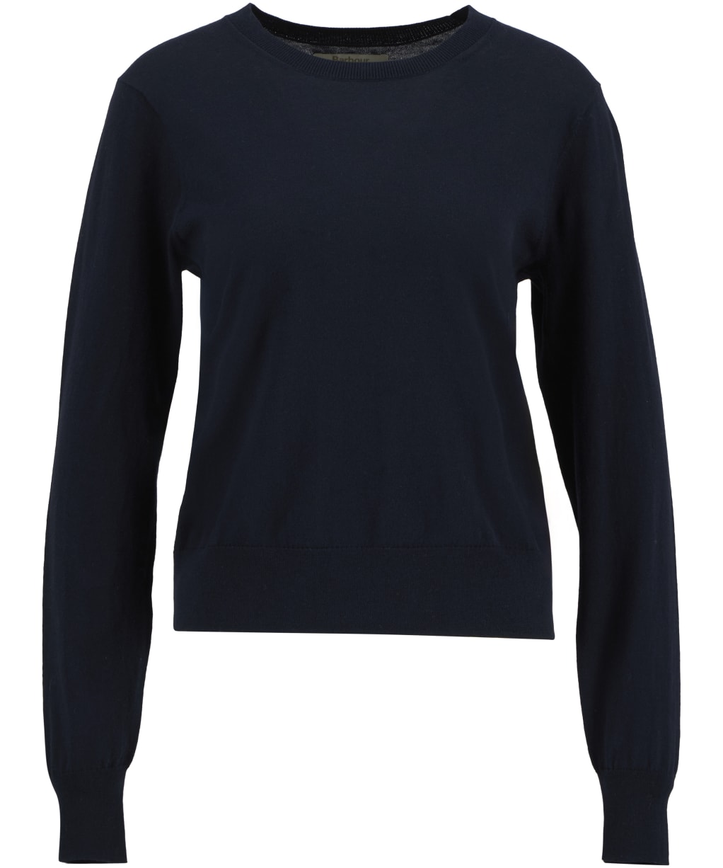Women's Barbour Clover Knitted Jumper - Navy