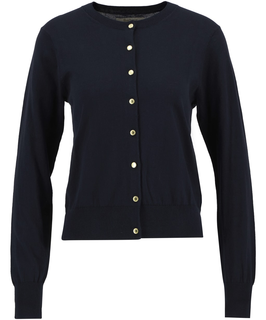 Women's Barbour Wisteria Knitted Cardigan - Navy
