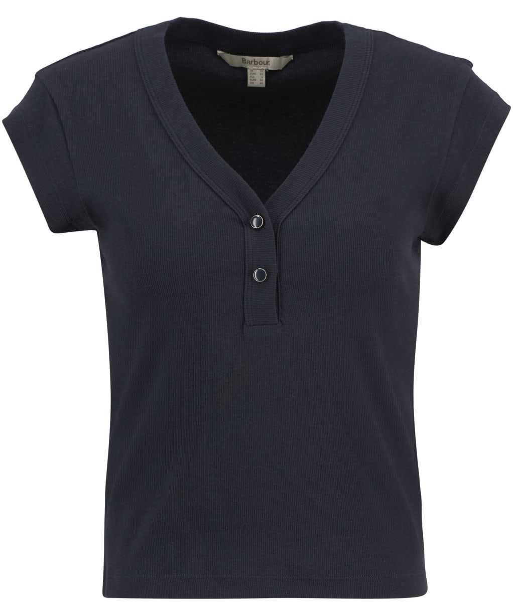 Women's Barbour Verona Top - Dark Navy