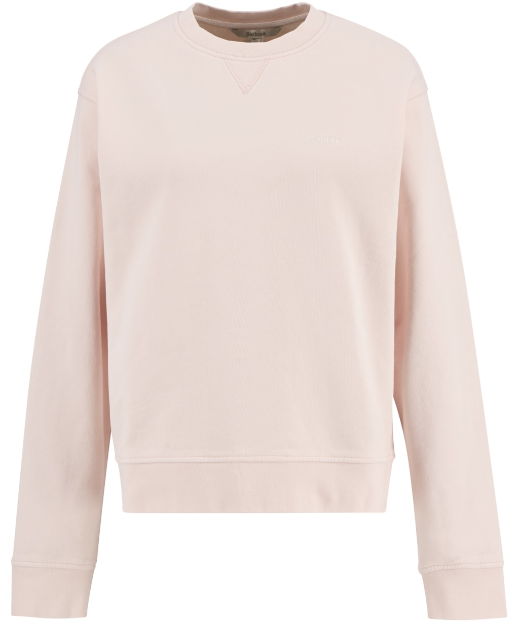 Women's Barbour Bede Oversized Crew Sweatshirt - Pink