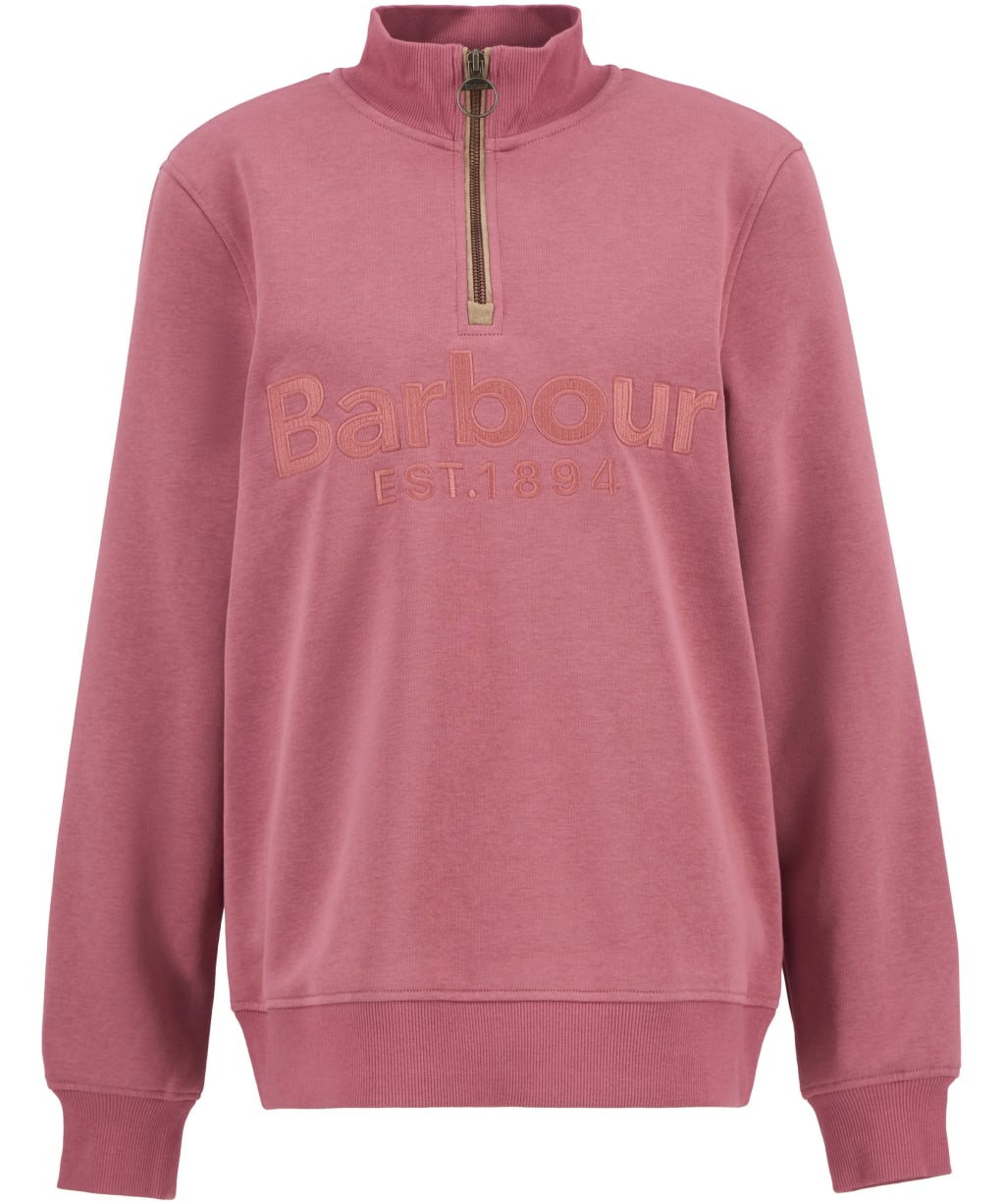 Women's Barbour Cynthia Half Zip Sweatshirt - Wildberry