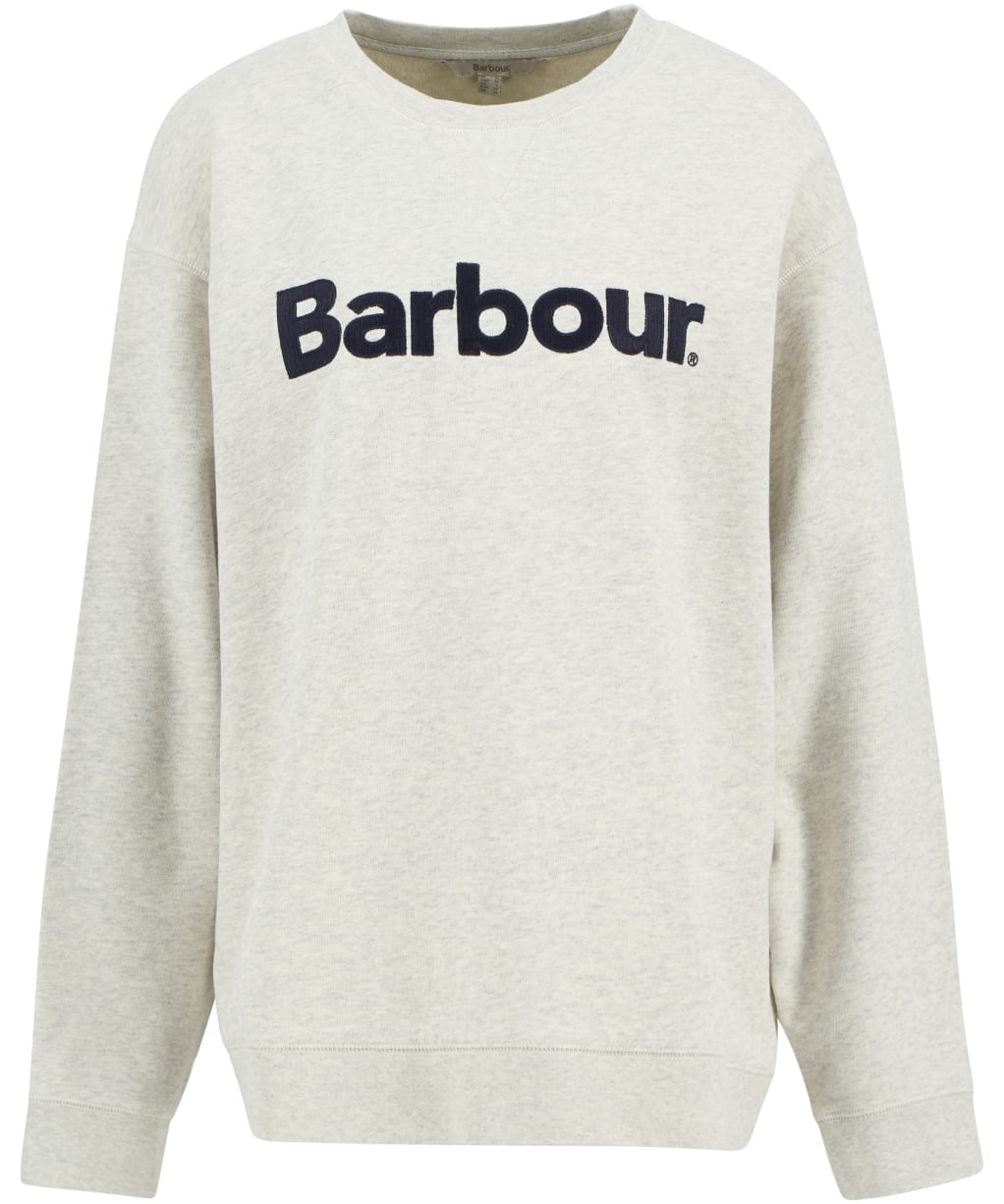 Women's Barbour Hartland Crew Sweatshirt - Cloud Marl