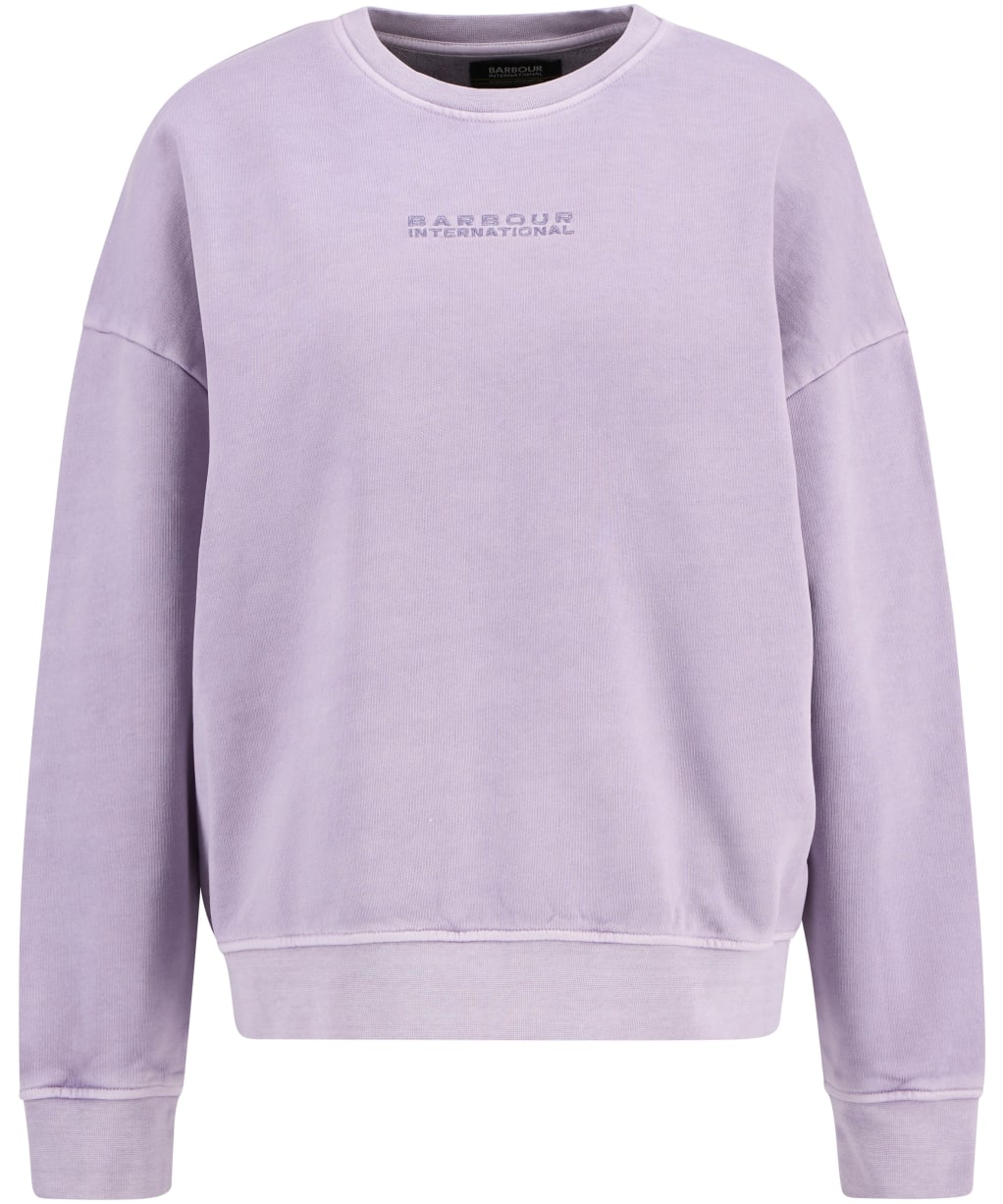 Women's Barbour International Lyra Sweatshirt - Washed Lilac Marl