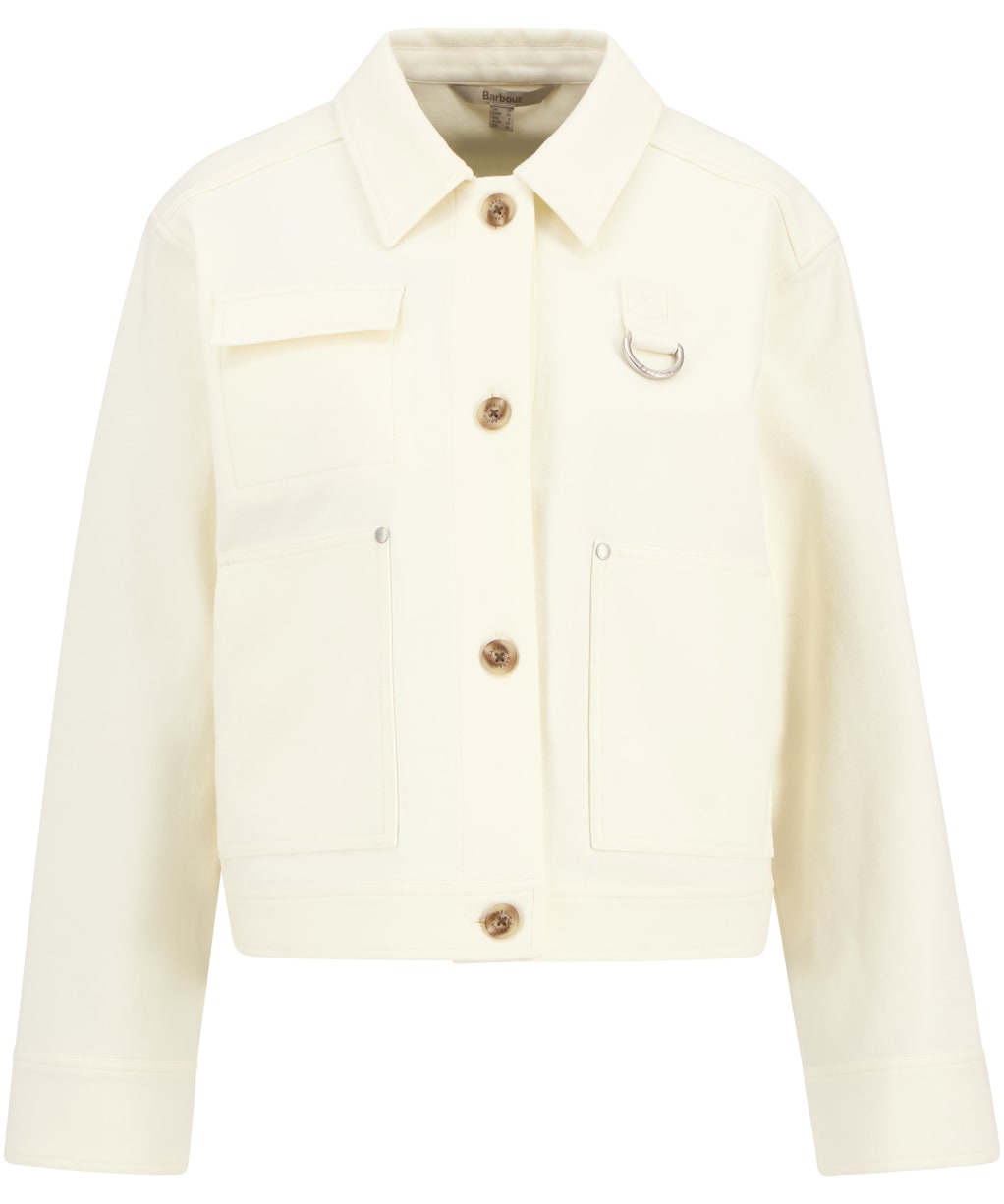 Women's Barbour Kirby Overshirt - Ecru