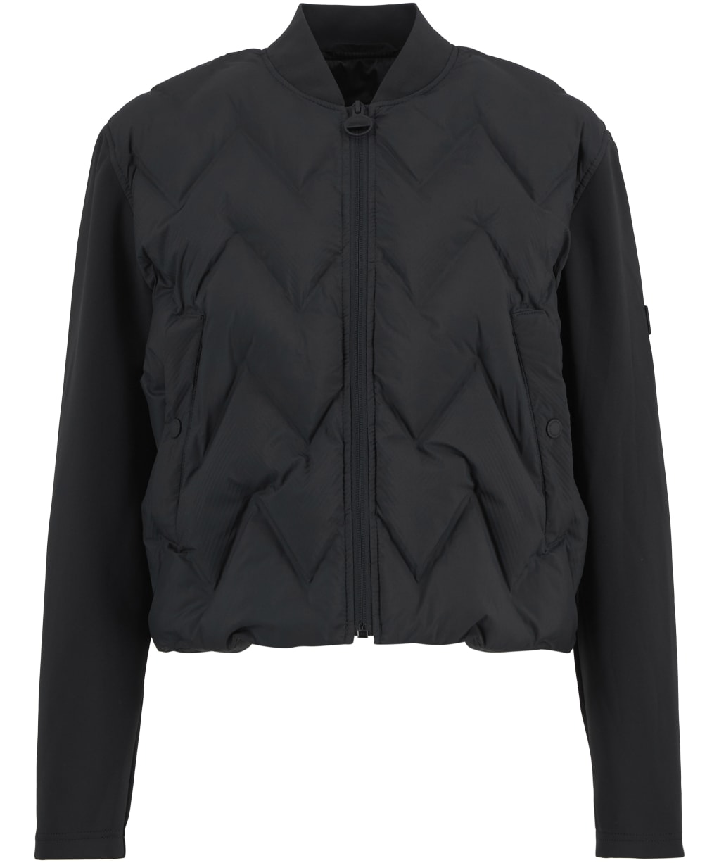 Women's Barbour International Prism Quilted Sweat - Black