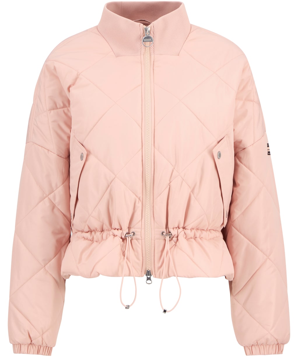 Women's Barbour International Pagan Quilted Jacket - Desert Pink