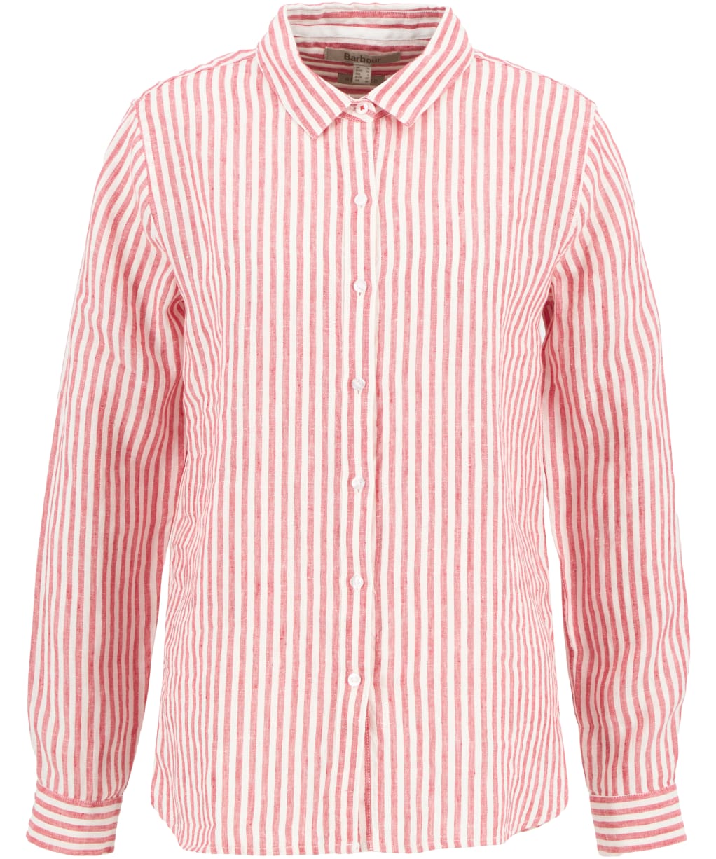 Women's Barbour Marine Shirt - Poppy Red Stripe