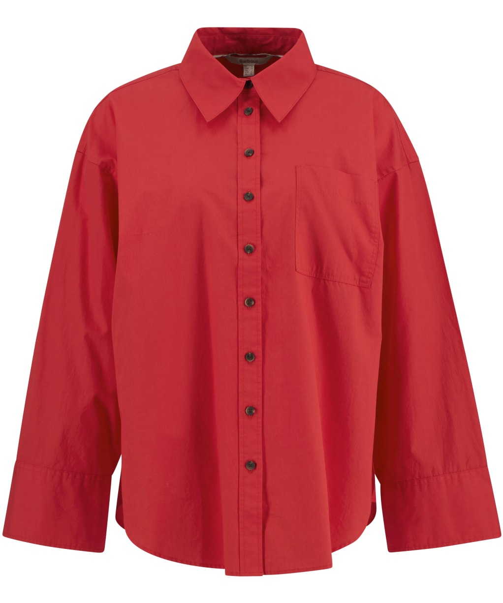Women's Barbour Angela Shirt - Poppy Red