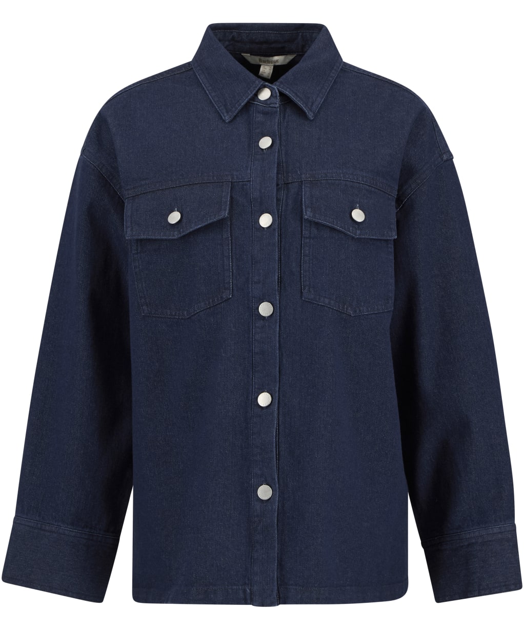 Women's Barbour Maia Denim Shirt - Rinse Wash Denim